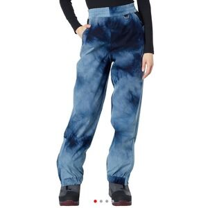 Holden Pants Alpine Joggers Ski Snowboard Dark Navy Blue Tie Dye Women Small